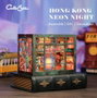 Maqueta Book Nook Hong Kong Neon Light 13 x 17 cm