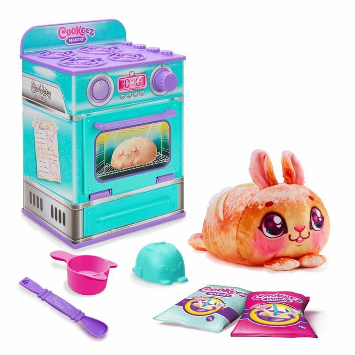 Moose Cookeez Makery Horno Mágico Azul con Peluche Interactivo