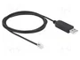 DeLOCK Cable adaptador USB Typ-A a serie RS-232 RJ9/RJ10 con protección ESD para Celestron NexStar, 2 m