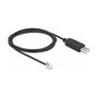 DeLOCK Cable Adaptador USB Tipo-A a Serie RS-232 RJ9/RJ10 con protección ESD 2 m