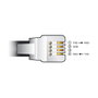 DeLOCK Cable Adaptador USB Tipo-A a Serie RS-232 RJ9/RJ10 con protección ESD 2 m