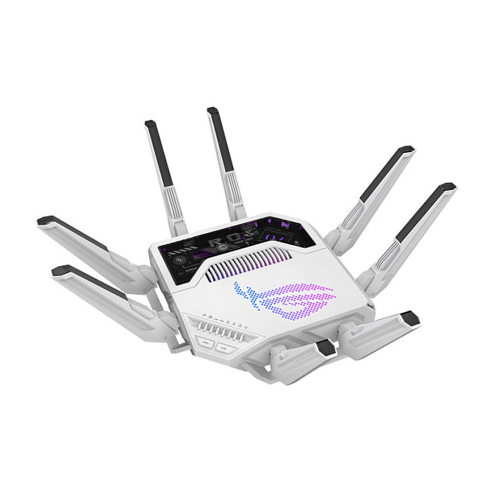 ASUS ROG Rapture GT-BE19000 AiMesh Router Wi-Fi 7, 1 Pack, Blanco