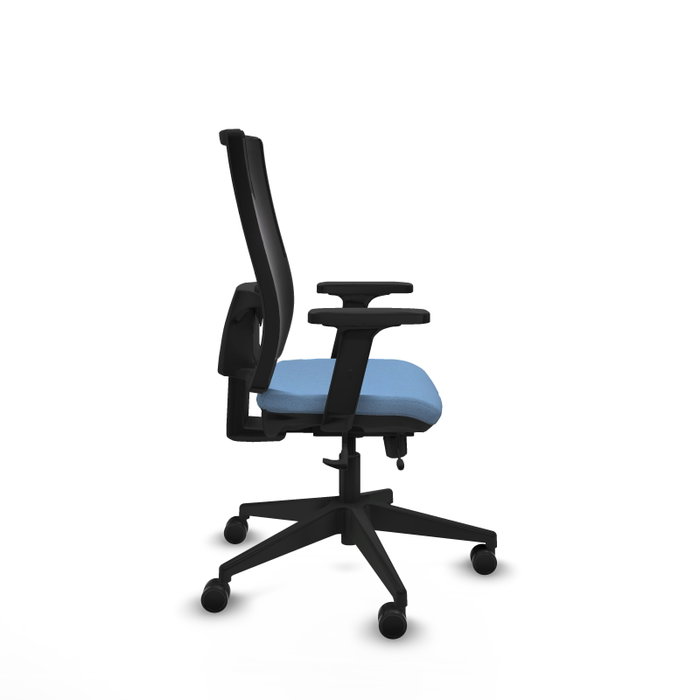 PIQUERAS Y CRESPO Silla de oficina Horna Azul cielo con mecanismo Sincro/Traslack