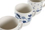 DKD Home Decor Mug Atlantico Azul Blanco Porcelana 8.5 x 10 x 11.5 cm (6 Unidades)