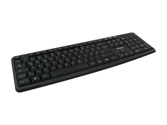 Equip Combo Teclado y Ratón USB QWERTY Portugués Negro Equip Combo Teclado y Ratón USB QWERTY Portugués Negro