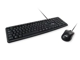 Equip Combo Teclado y Ratón USB QWERTY Portugués Negro
