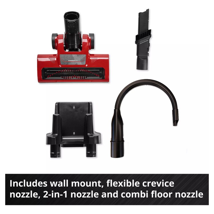 Einhell TE-SV 18 Li aspiradora de mano (1x 4,0Ah) rojo/negro