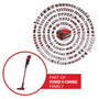 Einhell TE-SV 18 Li aspiradora de mano (1x 4,0Ah) rojo/negro