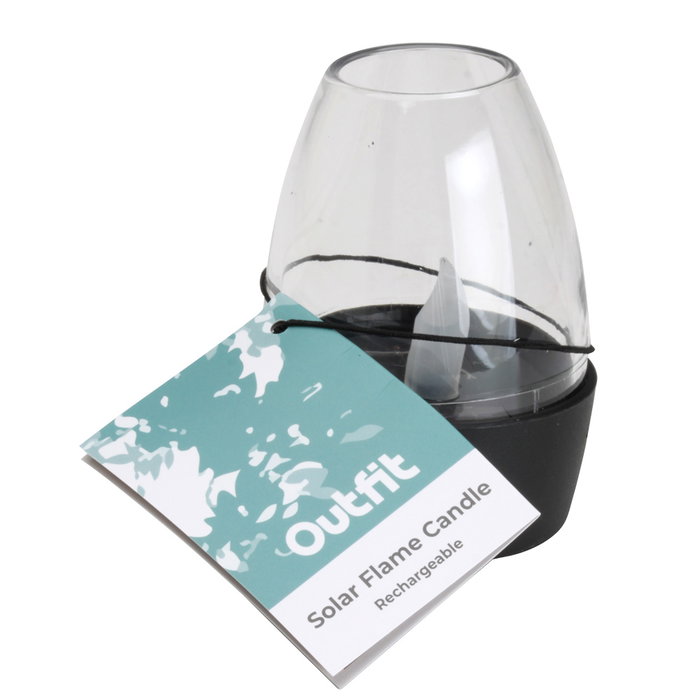 Outfit Lámpara Solar IP44, Diámetro 6.5 cm, Altura 9 cm, Autonomía 480 Minutos