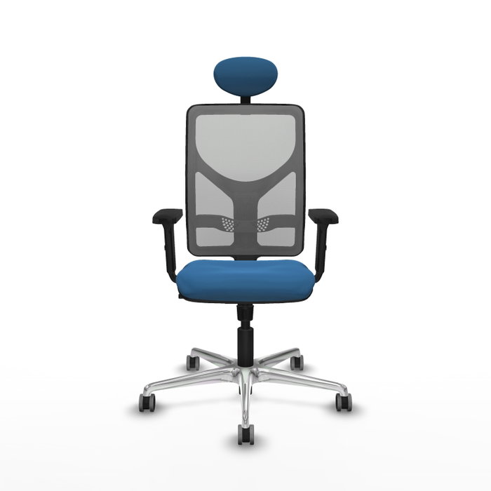 PIQUERAS Y CRESPO Silla de oficina Motilla con mecanismo Sincro, Azul claro y Gris PIQUERAS Y CRESPO Silla de oficina Motilla con mecanismo Sincro, Azul claro y Gris