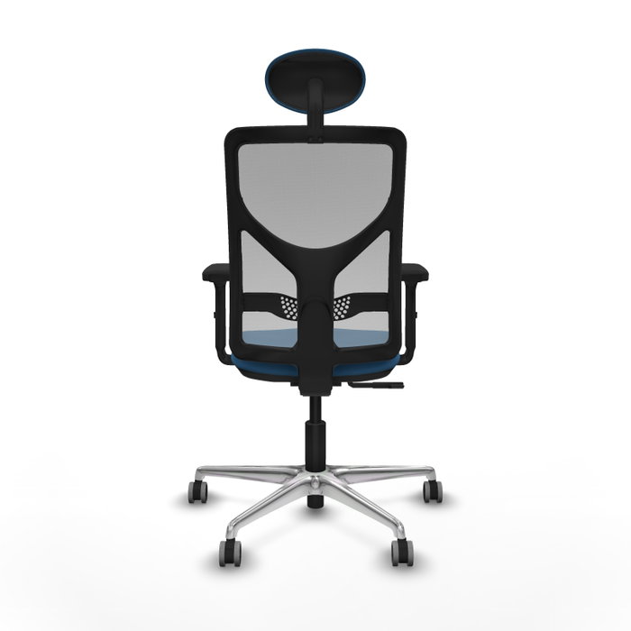 PIQUERAS Y CRESPO Silla de oficina Motilla con mecanismo Sincro, Azul claro y Gris PIQUERAS Y CRESPO Silla de oficina Motilla con mecanismo Sincro, Azul claro y Gris