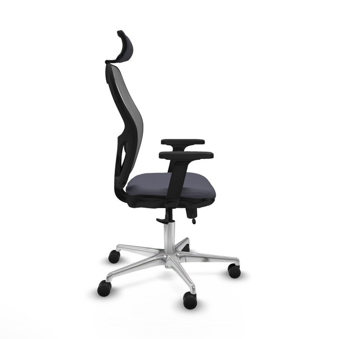 PIQUERAS Y CRESPO Silla de oficina Jorquera con mecanismo Sincro/Traslack, Gris