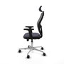 PIQUERAS Y CRESPO Silla de oficina Jorquera con mecanismo Sincro/Traslack, Gris