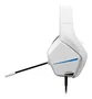 KROM Kopa Move Auriculares Gaming para PC, PS4, PS5, Switch, Estéreo, Altavoces 50mm, Diadema Ajustable, Micrófono Flexible, Blanco