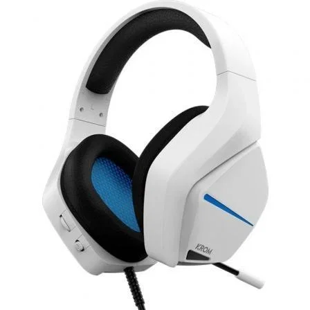 Nox Krom Kopa Move Auricular Gaming Estéreo Blanco y Azul