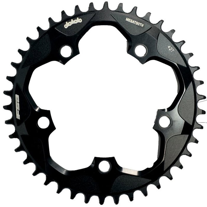 FSA Plato Road Super Megatooth 110 BCD 5 Brazos 44 Dientes 1x11V Aluminio Negro WA670 FSA Plato Road Super Megatooth 110 BCD 5 Brazos 44 Dientes 1x11V Aluminio Negro WA670