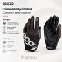 Sparco Meca 3 Guantes de Trabajo Talla L Negro