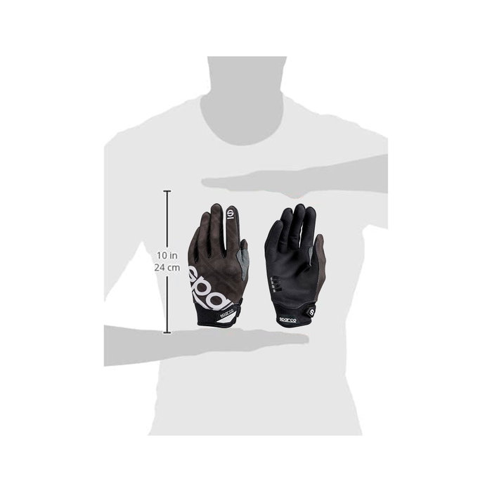 Sparco Meca 3 Guantes de Trabajo Talla L Negro
