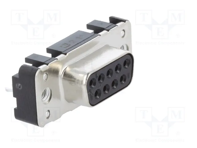 HARTING Conector D-Sub hembra de 9 pines recto