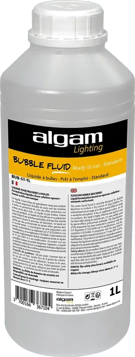 Algamlight Líquido para Máquinas de Burbujas Estándar - 1L Algamlight Líquido para Máquinas de Burbujas Estándar - 1L