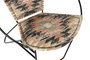 DKD Home Decor Silla Kilim y Metal Multicolor 76 x 76 x 63 cm
