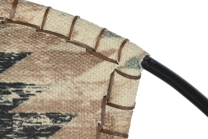 DKD Home Decor Silla Kilim y Metal Multicolor 76 x 76 x 63 cm