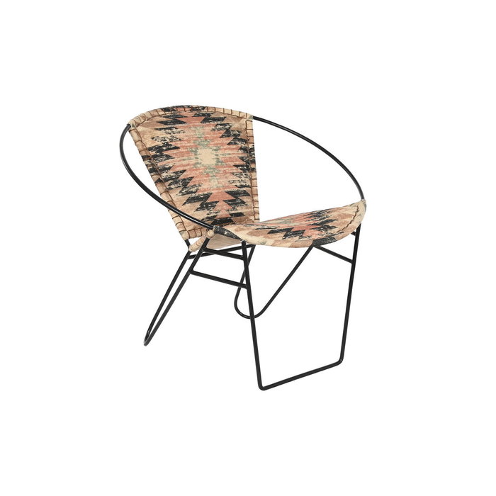 DKD Home Decor Silla Kilim Metal Multicolor