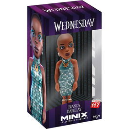 MINIX Figura Bianca Addams Wednesday 12cm