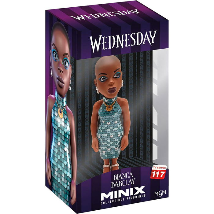 MINIX Figura Bianca Addams Wednesday 12cm
