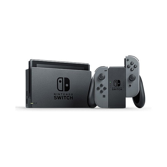 Nintendo Switch V2 Consola Híbrida Portátil 2019, Pantalla LCD Táctil de 6.2 pulgadas 1280x720, 32 GB, Wi-Fi, Bluetooth, Color Gris, Modelo Gris-Negro