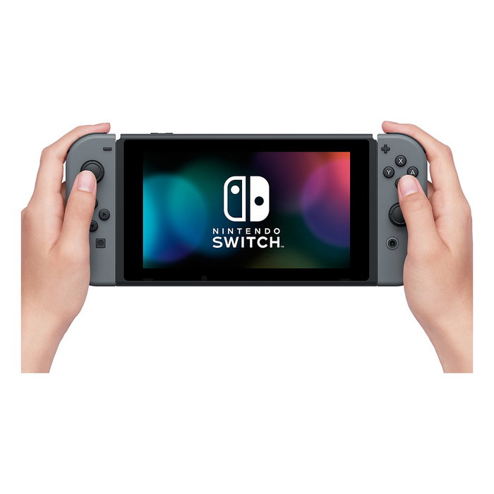 Nintendo Switch V2 Consola Híbrida Portátil 2019, Pantalla LCD Táctil de 6.2 pulgadas 1280x720, 32 GB, Wi-Fi, Bluetooth, Color Gris, Modelo Gris-Negro