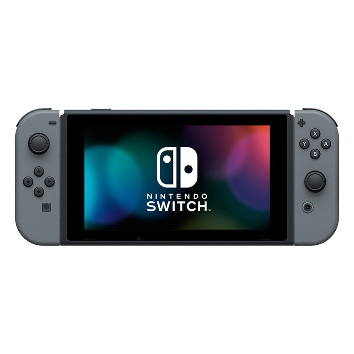 Nintendo Switch V2 Consola Híbrida Portátil 2019, Pantalla LCD Táctil de 6.2 pulgadas 1280x720, 32 GB, Wi-Fi, Bluetooth, Color Gris, Modelo Gris-Negro