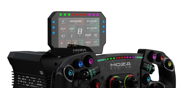 Moza Racing RS072 / CM2 Racing Dash Negro
