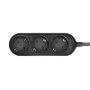 LogiLink Regleta de 3 tomas CEE 7/3 con cable textil de 1,5m