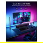 Govee H6047 Barras de Luz Inteligentes para Gaming, Wi-Fi/Bluetooth, Negro, 16 Millones de Colores, Control por Voz, Compatible con Alexa y Google Assistant