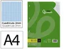 Liderpapel Recambio A4 100 Hojas 75g Milimetrado 2 mm Sin Margen 4 Taladros