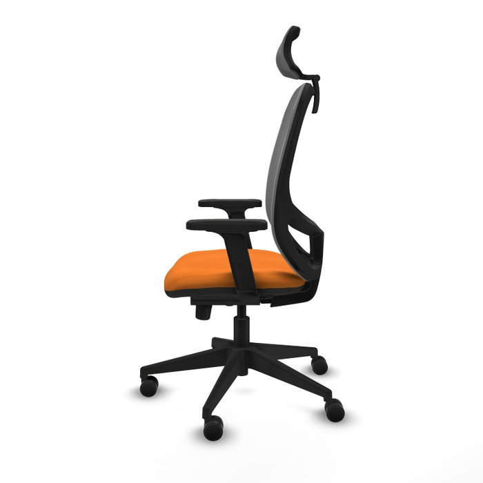 PIQUERAS Y CRESPO Silla de oficina Cilanco Naranja y Gris