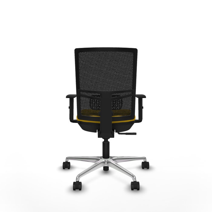 PIQUERAS Y CRESPO Silla de oficina Yunquera con mecanismo Sincro, Amarillo y Negro PIQUERAS Y CRESPO Silla de oficina Yunquera con mecanismo Sincro, Amarillo y Negro