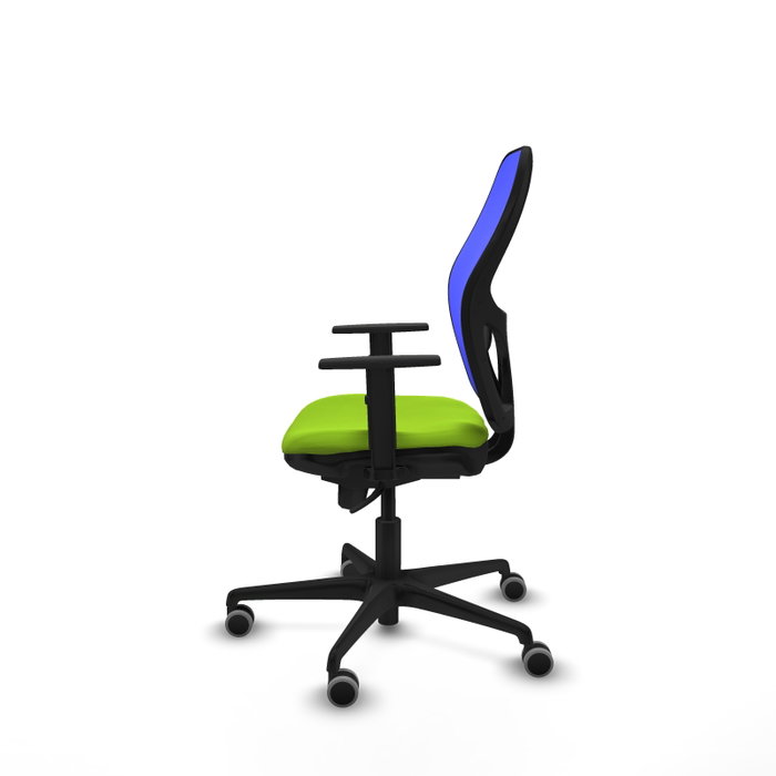 PIQUERAS Y CRESPO Silla de oficina Jorquera Pistacho y Azul