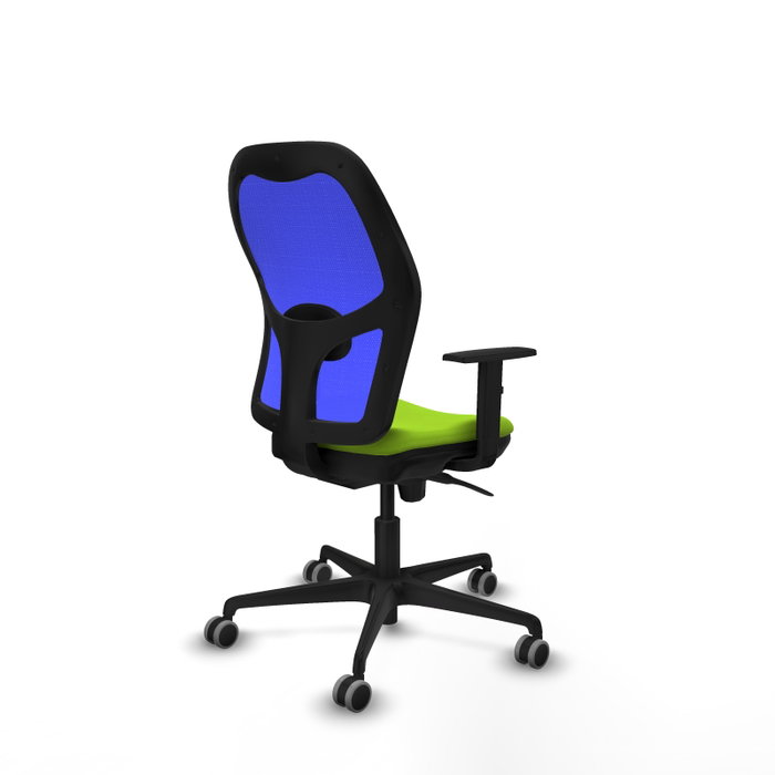 PIQUERAS Y CRESPO Silla de oficina Jorquera Pistacho y Azul