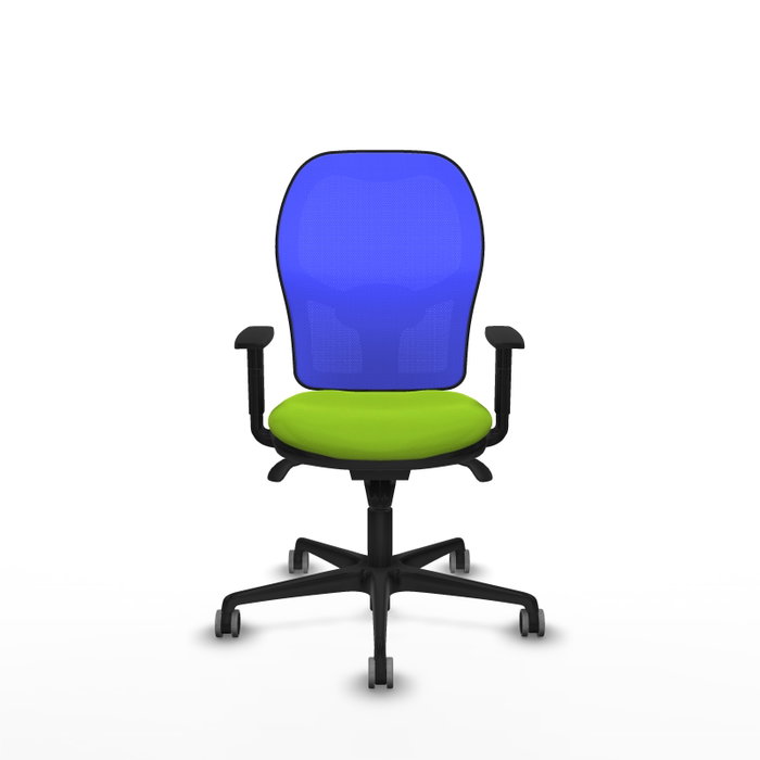 PIQUERAS Y CRESPO Silla de oficina Jorquera Pistacho y Azul