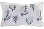 DKD Home Decor Cojin Mediterraneo 2 Unidades Azul Blanco Chenilla 60 x 10 x 35 cm