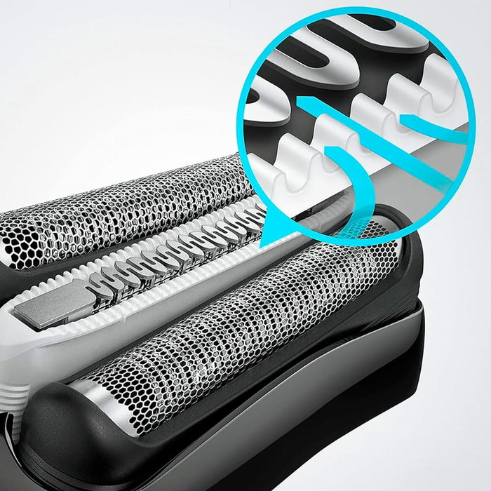 Braun Afeitadora Eléctrica Serie 3 Proskin Azul 600W Triple Acción Húmedo/Seco Recargable