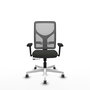 PIQUERAS Y CRESPO Silla de oficina Motilla con mecanismo Sincro/Traslack Negro/Gris