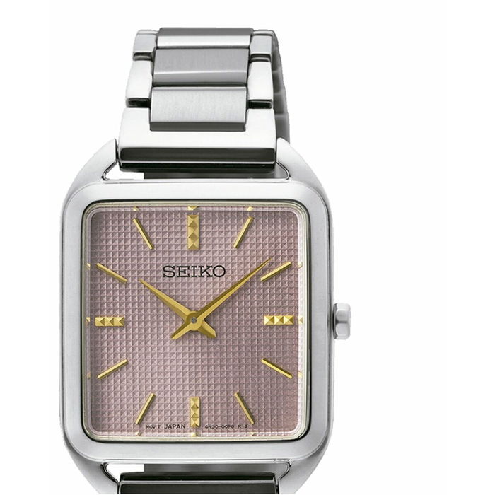 Reloj Hombre Seiko SWR077P1 Rosa Plateado