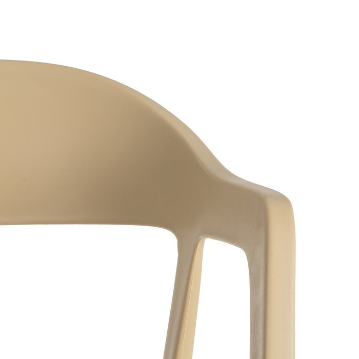 Silla Apilable Caqui Pp Contract 52 X 52 X 80 cm (Set de 2)