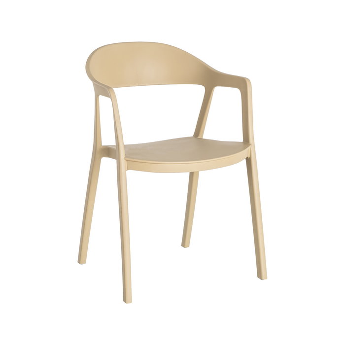 Silla Apilable Caqui Pp Contract 52 X 52 X 80 cm (Set de 2)