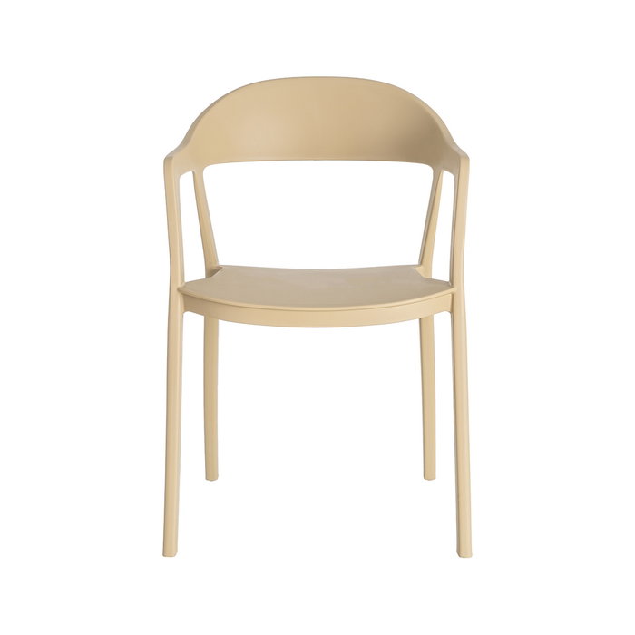 Silla Apilable Caqui Pp Contract 52 X 52 X 80 cm (Set de 2)