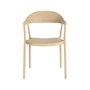 Silla Apilable Caqui Pp Contract 52 X 52 X 80 cm (Set de 2)