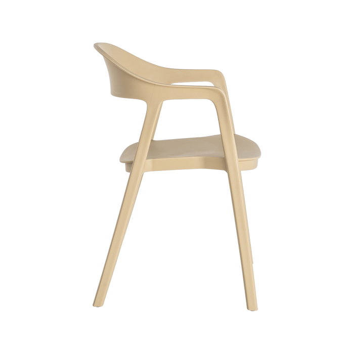 Silla Apilable Caqui Pp Contract 52 X 52 X 80 cm (Set de 2)